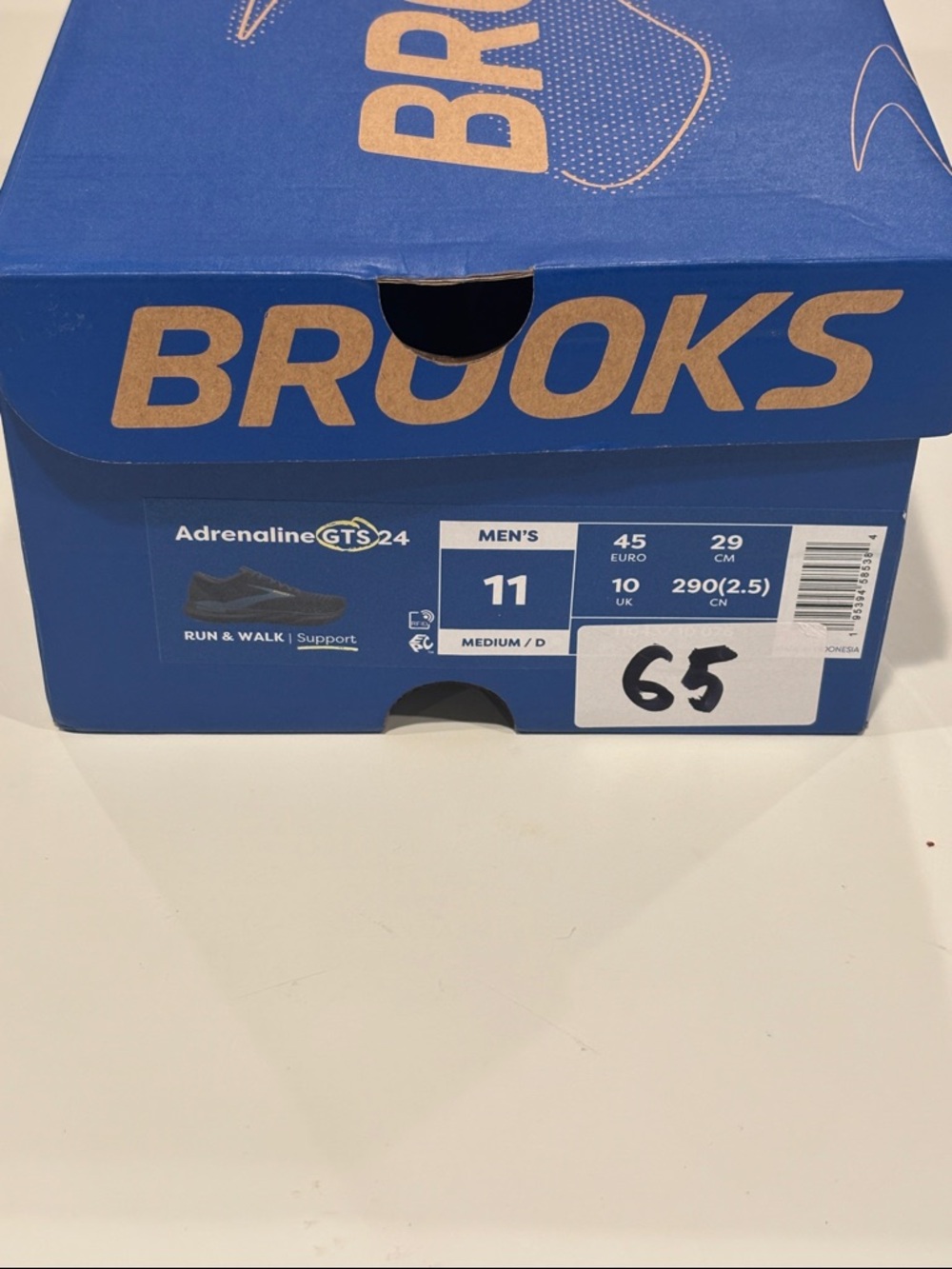 Brooks Adrenaline GTS 24 Men's Running Shoes extra wide size 10.5 - Picture 6 of 7